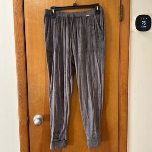 Nicole miller gray velvet sweats!